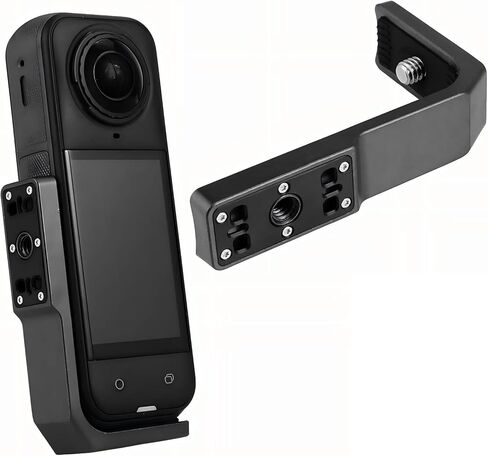 حامل عمودي وأفقي لـ Insta360 X3/X4/X5 حامل دعم إطار واقٍ للتركيب الأفقي مع فتحة لولبية 1/4 بوصة، ومحول موصل ثنائي الشق in Kuwait