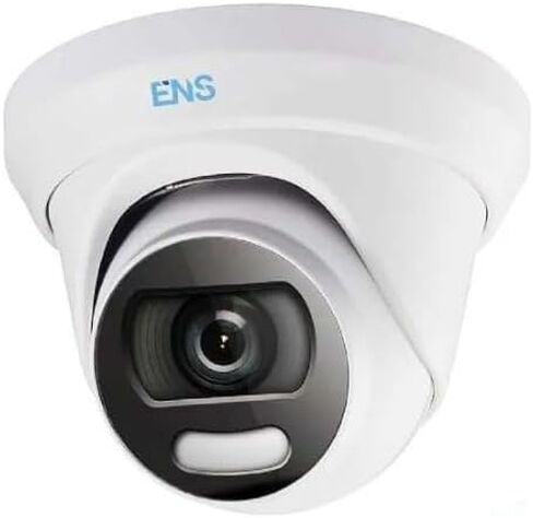 كاميرا برجية محورية ENS-H SCC75T2/28-U 5 ميجابكسل، عدسة ثابتة 2.8 مم، تصوير ملون 24/7، ضوء أبيض ذكي 20 مترًا، True WDR 130 ديسيبل، 3D DNR، 4 في 1 TVI/AHD/CVI/CVBS، كاميرا أمان مقاومة للطقس IP67 in Kuwait