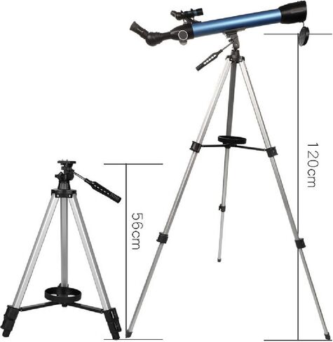 تلسكوب فلكي احترافي أحادي العين مع حامل ثلاثي القوائم منكسر Spyglass Zoom نطاقات اكتشاف عالية الطاقة قوية in Kuwait