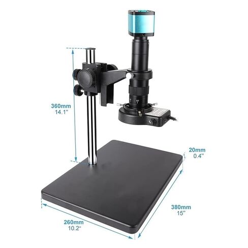 Microscope Industrial Microscope with Metal Base Digital Microscopes Set 1080P 48MP/38MP/13M HDMI, LED Ring Light Microscopes in Saudi Arabia