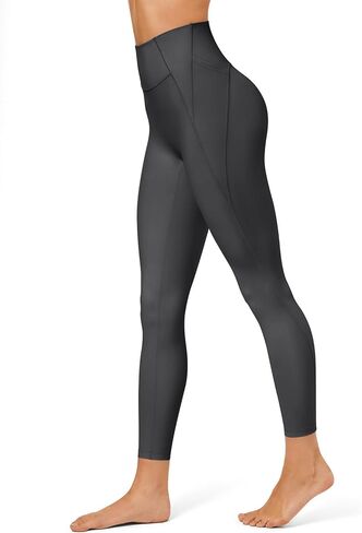 Compression Seamless Leggings with Pockets for Women High Waist Yoga Pants Tummy Control for Workout, Gym, Running in Saudi Arabia