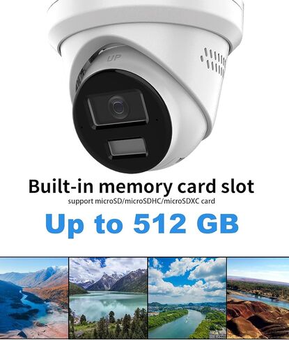 كاميرا برجية DS-2CD2383G2-LI2U/SL Hik AcuSense 4K 8MP، كاميرات IP PoE، ضوء هجين ذكي، اكتشاف الإنسان/المركبة، 120 ديسيبل WDR، IP67، H.265+، 2.8 مم، ترقية DS-2CD2383G2-IU in Kuwait
