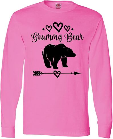 inktastic Grammy Bear Grandma Adult Long Sleeve T-Shirt in Kuwait