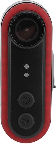 Drfeify Bike Camera with Tail Light, 1080P HD Cycling Camera 150 Wide Angle Lens Loop Recording IPX6 3500mAh Battery, with APP Real Time View, for Cycling Outdoor Sports (32GB) in Saudi Arabia