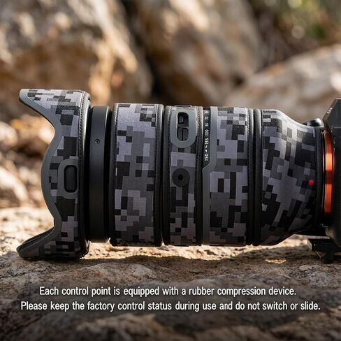 غطاء عدسة لكاميرا Nikon Z مقاس 24-70 مم F/2.8 S، غطاء حماية مموه للعدسة المموهة (لون #مموه رقمي) in Kuwait