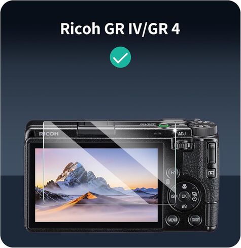 واقي شاشة مكون من 3 قطع لكاميرا Ricoh GR IV/GR 4، طبقة من الزجاج المقسى، حماية من الصدمات، HD، مضاد للكسر، مضاد للخدش، صلابة 9H، حواف منحنية 2.5D، صديق للحافظة، خالي من الفقاعات in Kuwait