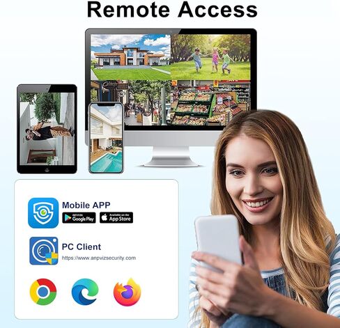 كاميرا UNILOOK 4K 8MP PoE IP، كاميرا أمان برجية سلكية داخلية خارجية، اكتشاف المركبات البشرية بالذكاء الاصطناعي، رؤية ليلية ملونة ذكية 100 قدم، ميكروفون مدمج، زاوية واسعة 110 درجة، @20 إطارًا في الثانية، معدن كامل، NDAA in Kuwait