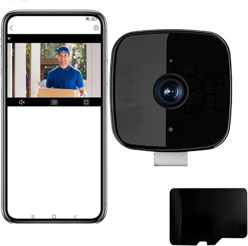 RAINPOT Saker Smart 2k Window Security Camera,2K 3MP Indoor Dome Security Camera with 360° Coverage, Smart Motion Detection & Real-Time Phone Alerts, Wireless Adhesive Mount (64G) in Saudi Arabia
