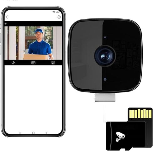 RAINPOT Saker Smart 2k Window Security Camera,2K 3MP Indoor Dome Security Camera with 360° Coverage, Smart Motion Detection & Real-Time Phone Alerts, Wireless Adhesive Mount (64G) in Saudi Arabia