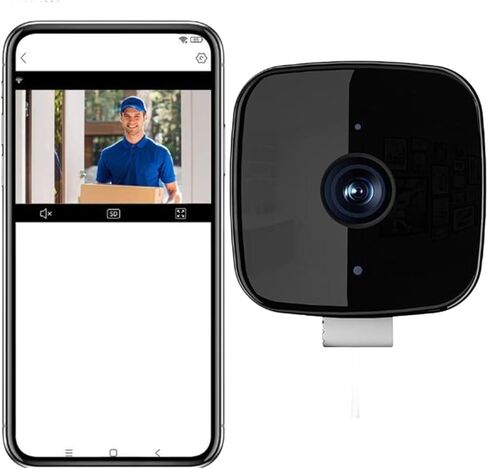 RAINPOT Saker Smart 2k Window Security Camera,2K 3MP Indoor Dome Security Camera with 360° Coverage, Smart Motion Detection & Real-Time Phone Alerts, Wireless Adhesive Mount (64G) in Saudi Arabia