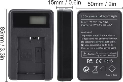 بطارية كاميرا Acouto LCD لـ NP BX1 - شحن مزدوج محمول وآمن مع توافق USB in Kuwait