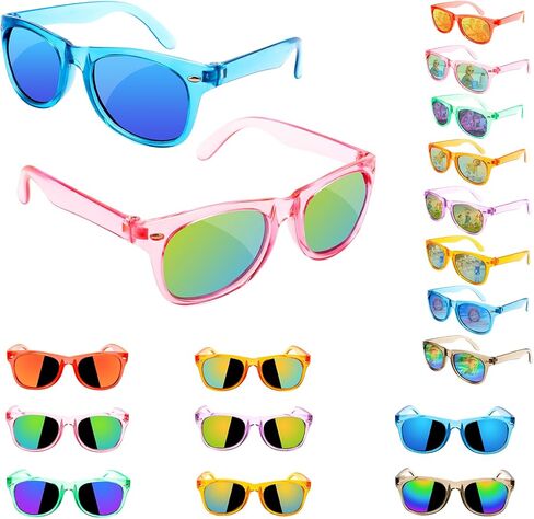Party Favors Kids Sunglasses Bulk - Boys Girls Birthday Goodie Bags for Children Age 3-8, UV 400 Protection Sunglasses in Saudi Arabia