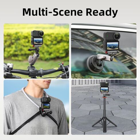 حامل محول Action 6، مغناطيس سريع الفك من سبائك الألومنيوم لـ DJI Osmo Nano، حامل مزلاج مغناطيسي قابل للطي لجهاز Go Pro & برغي 1/4 بوصة، واجهة مخالب مزدوجة، ممتص للصدمات مضاد للانزلاق in Kuwait