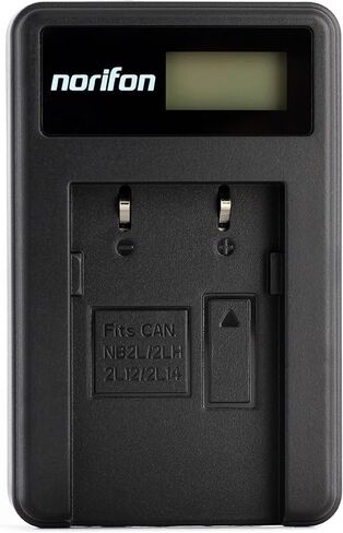 Norifon NB-2L LCD USB Charger for Canon EOS 350D 400D Optura 30 40 50 500 PowerShot G7 G9 S40 S45 S50 S60 S70 S80 ZR100 ZR200 ZR500 ZR800 ZR830 ZR900 ZR960 MV800 MV830i MV960 Camera and More in Kuwait