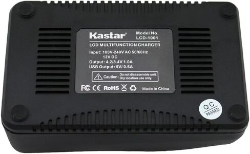 Kastar Ultra Fast Charger(3X Faster) Kit for Nik EN-EL14, EN-EL14a, MH-24 and Coolpix P7000, P7100, P7700, P7800, D3100, D3200, D3300, D5100, D5200, D5300, D5500 DSLR, Df DSLR Cameras in Kuwait