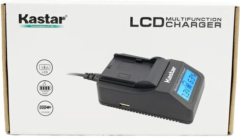 Kastar Ultra Fast Charger(3X Faster) Kit for Nik EN-EL14, EN-EL14a, MH-24 and Coolpix P7000, P7100, P7700, P7800, D3100, D3200, D3300, D5100, D5200, D5300, D5500 DSLR, Df DSLR Cameras in Kuwait