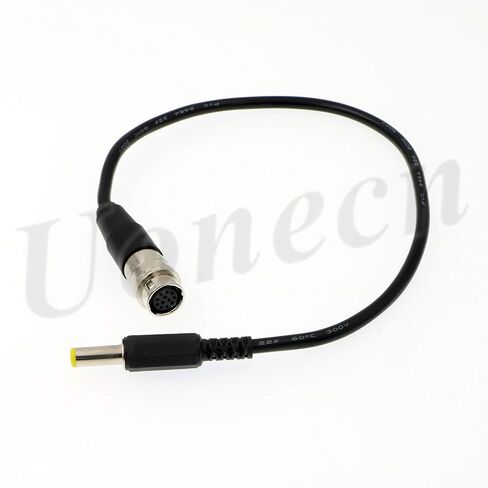 Uonecn 12 دبوس أنثى هيروس إلى تيار مستمر 12 فولت كابل الطاقة ل GH4 الطاقة B4 2/3 "ل Fujinon لنيكون لعدسة كانون 30 سنتيمتر in Kuwait