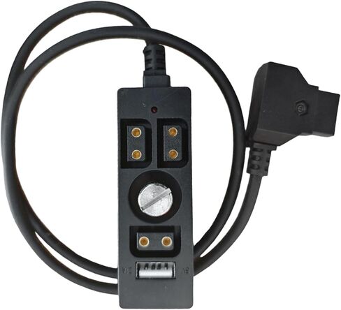 سلك توزيع الطاقة مزود بمصابيح LED مع بطاريات D Tap وأجهزة USB D Tap Splitter مع منفذ USB in Kuwait