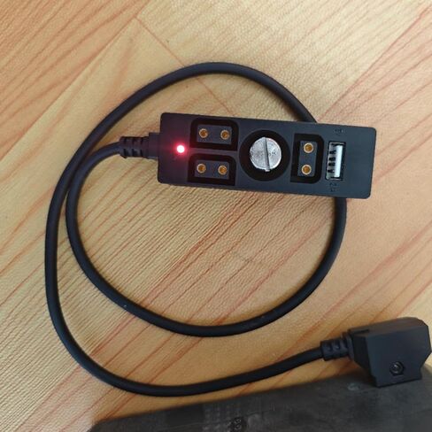 سلك توزيع الطاقة مزود بمصابيح LED مع بطاريات D Tap وأجهزة USB D Tap Splitter مع منفذ USB in Kuwait