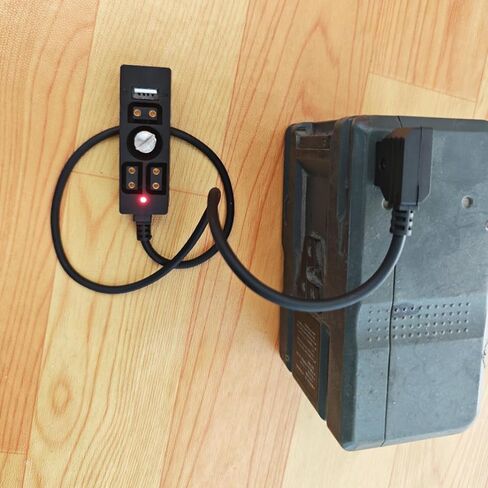 سلك توزيع الطاقة مزود بمصابيح LED مع بطاريات D Tap وأجهزة USB D Tap Splitter مع منفذ USB in Kuwait