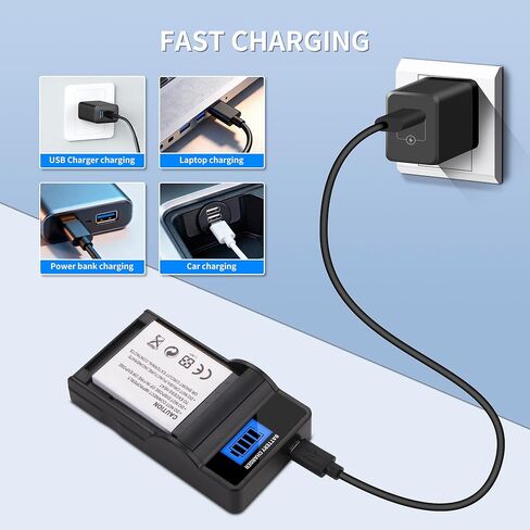 قطعتان من البطاريات وشاحن USB LTD2 بديل لسوني NP-FT1، بطارية من النوع T، C-CS3، شاحن BC-TR1، Sony Cyber-Shot DSC-T10/P، Cyber-Shot DSC-T10/W، Cyber-Shot DSC-T11، Cyber-Shot DSC-T33 in Kuwait