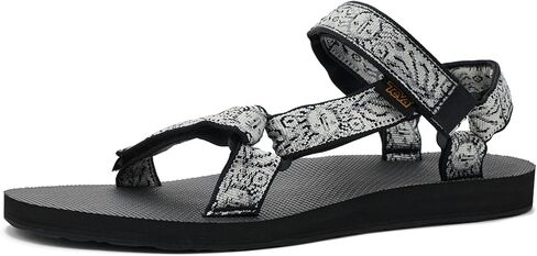 صندل رياضي أصلي للسيدات من Teva، Windy Summer أسود/أبيض، 9 in Saudi Arabia
