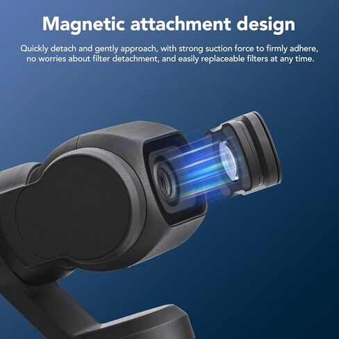 RiToEasysports Wide Angle Lens for Osmo Pocket 3, 112 Degree FOV, Aluminum Alloy and Optical Glass Construction, 0.72x Magnification, with Storage Box in Kuwait