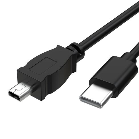 UC-E6 USB C كابل نقل الصور سلك سلك متوافق مع كاميرات Nikon CoolPix DSLR D3200 D3300 D750 D7200 Coolpix B500 P500 P6000 P7000 S9100 S9200 لهاتف iphone، الهاتف الذكي، Macbook (11.8 بوصة) in Kuwait