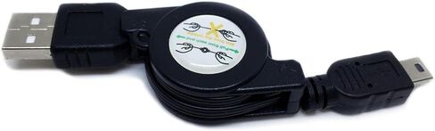 كابل BoxWave متوافق مع Minolta MND50 - miniSync، كابل مزامنة محمول قابل للسحب in Kuwait