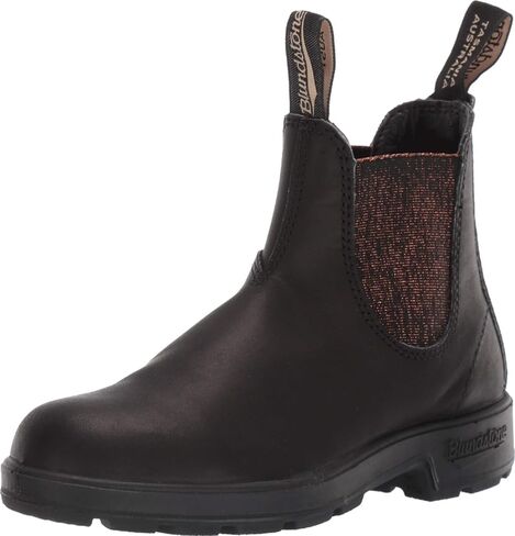 حذاء Blundstone الأصلي للرجال من سلسلة 500 تشيلسي، أسود برونزي لامع، 10.5 in Kuwait