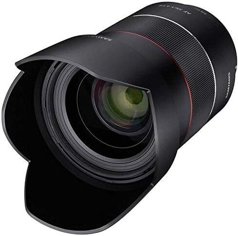 Samyang SYIO3514-E AF 35 مم f/1.4 عدسة تركيز تلقائي بزاوية واسعة كاملة الإطار لحامل Sony FE، أسود (متجدد) in Kuwait