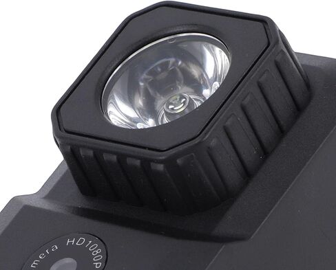 كاميرا LICAEVEY مثبتة على الرأس، مسجل فيديو عالي الدقة 1080 بكسل يمكن ارتداؤه مع مصباح أمامي LED وعصابة رأس قابلة للتعديل، للرياضات الخارجية الليلية وركوب الدراجات والصيد in Kuwait