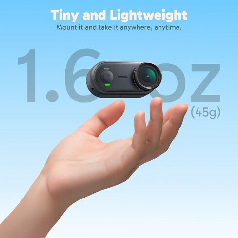 كاميرا AKASO Keychain3 4K Thumb Action - كاميرا جسم صغيرة، POVs بدون استخدام اليدين، يمكن تركيبها في أي مكان، التثبيت، عمر بطارية 360 دقيقة، كاميرا تسجيل فيديو محمولة مقاومة للماء 9.8 قدم، Pet POV (64 جيجابايت، أسود) in Kuwait