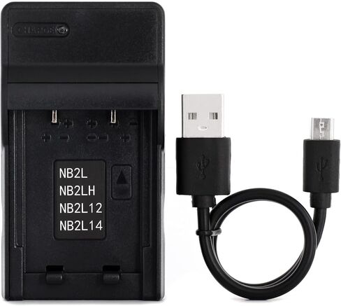 Norifon NB-2L USB شاحن لكانون EOS 350D 400D Optura 30 40 50 500 PowerShot G7 G9 S40 S45 S50 S60 S70 S80 ZR100 ZR200 ZR500 ZR800 ZR830 ZR900 ZR960 MV800 MV830i MV960 الكاميرا والمزيد in Kuwait
