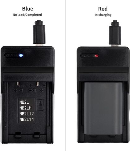 Norifon NB-2L USB شاحن لكانون EOS 350D 400D Optura 30 40 50 500 PowerShot G7 G9 S40 S45 S50 S60 S70 S80 ZR100 ZR200 ZR500 ZR800 ZR830 ZR900 ZR960 MV800 MV830i MV960 الكاميرا والمزيد in Kuwait