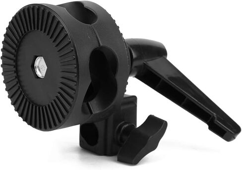 Photography Reflector Holder, Photography Grip Heads Plastic Black 232g Metal Clamp Attachment for Light Stand Umbrella Softbox Reflector Beams Photography Equipment in Kuwait