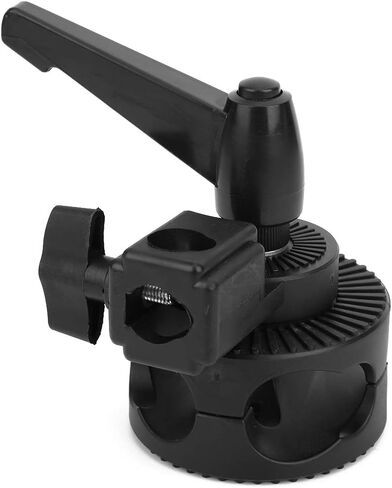 Photography Reflector Holder, Photography Grip Heads Plastic Black 232g Metal Clamp Attachment for Light Stand Umbrella Softbox Reflector Beams Photography Equipment in Kuwait