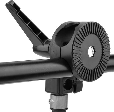 Photography Reflector Holder, Photography Grip Heads Plastic Black 232g Metal Clamp Attachment for Light Stand Umbrella Softbox Reflector Beams Photography Equipment in Kuwait