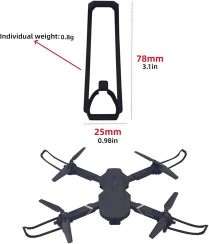 غطاء حماية Sea Jump 8 قطع ينطبق على E88 E88PRO E88MAX E525 E99 E99PRO P1 P5PRO K3 S1 P8 RC Drone غطاء حماية E88 أربعة محاور لشفرات الطائرات in Kuwait
