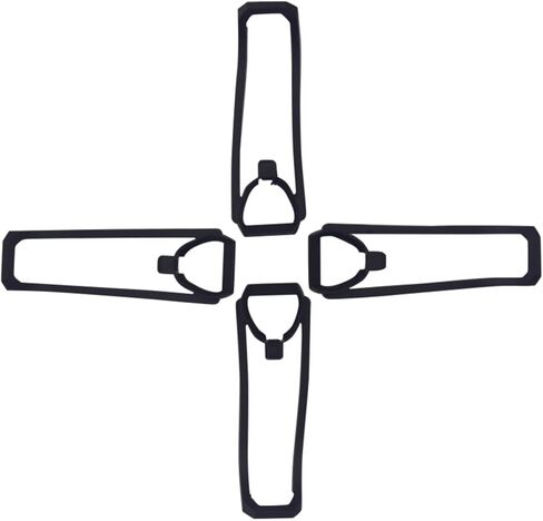 غطاء حماية Sea Jump 8 قطع ينطبق على E88 E88PRO E88MAX E525 E99 E99PRO P1 P5PRO K3 S1 P8 RC Drone غطاء حماية E88 أربعة محاور لشفرات الطائرات in Kuwait