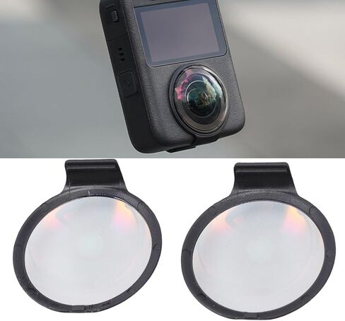واقيات عدسة Luqeeg لكاميرا OSMO 360 البانورامية، غطاء واقٍ، واقي زجاجي مع طلاء مضاد للخدش من 5 طبقات، مشبك دوار QR وطلاء مقاوم للزيت، مثالي لـ OSMO 360 in Kuwait