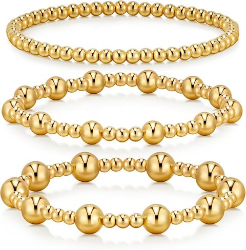 أساور Doubgood Gold للنساء ، ومجموعات سوار مملوءة بالذهب 18K. in Saudi Arabia