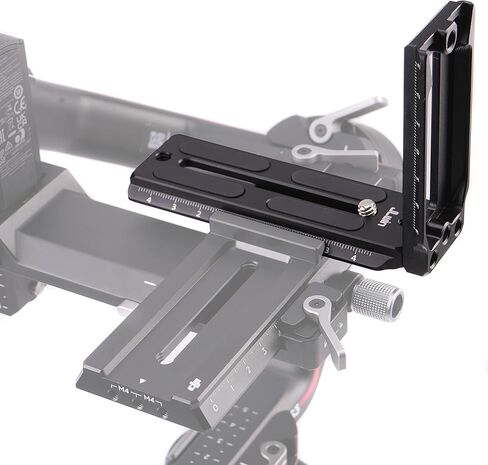 Fotga L-Shape دعامة عمودية للكاميرا العمودية سريعة الفك لـ DJI Ronin RSC 2 RS2 RS3 RS4 Pro & Mini RS3Pro RS4Pro RS4Mini Stabilizer Gimbal متوافق مع Arca Swiss حامل ثلاثي القوائم in Kuwait