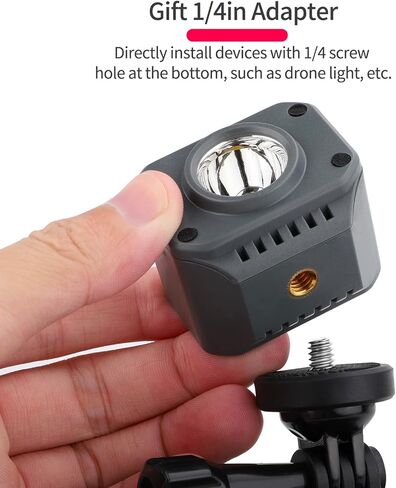 مجموعة محول Avata FPV لـ DJI Avata Drone Action 2 لـ Insta360 Go 1 Go 2 ملحقات كاميرات الحركة حامل ممتد مع وصلة علوية لولبية 1/4 in Kuwait
