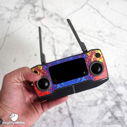 MightySkins Skin Compatible with DJI Mavic 2 Pro or Zoom - Rainbow Explosion | Protective, Durable, and Unique Vinyl Decal wrap Cover | Easy to Apply, Remove, and Change Styles | Made in The USA in Kuwait