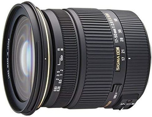سيجما 17-50 ملم f/2.8 EX DC OS HSM FLD عدسة تكبير قياسية بفتحة كبيرة لكاميرا Canon الرقمية DSLR - الإصدار العالمي (بدون ضمان) in Kuwait