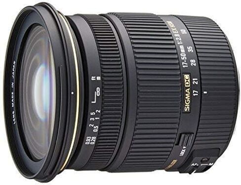 سيجما 17-50 ملم f/2.8 EX DC OS HSM FLD عدسة تكبير قياسية بفتحة كبيرة لكاميرا Canon الرقمية DSLR - الإصدار العالمي (بدون ضمان) in Kuwait