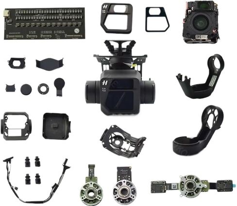 أجزاء الطائرة بدون طيار لـ PTZ لـ Mavic 3 Gimbal غطاء عدسة الكاميرا إشارة Yaw/Roll Arm/Motor Dampener Mount المطاط (كابل PTZ المستخدم) in Kuwait