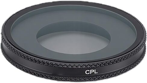 مرشح Diyeeni CPL متوافق مع ملحقات كاميرا 360 GoUltra Action، فلتر مستقطب لكاميرا الحركة من الزجاج البصري عالي الدقة متعدد الطبقات مع إطار من سبائك الألومنيوم in Kuwait