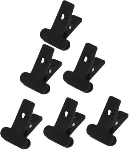 6 قطع من مشابك خلفية التصوير الفوتوغرافي من Sewroro، مشابك زنبركية شديدة التحمل من أجل قماش الموسلين والعاكسات، مشابك قماش خلفية من البلاستيك النايلون لاستوديو الصور وتصوير الفيديو in Kuwait